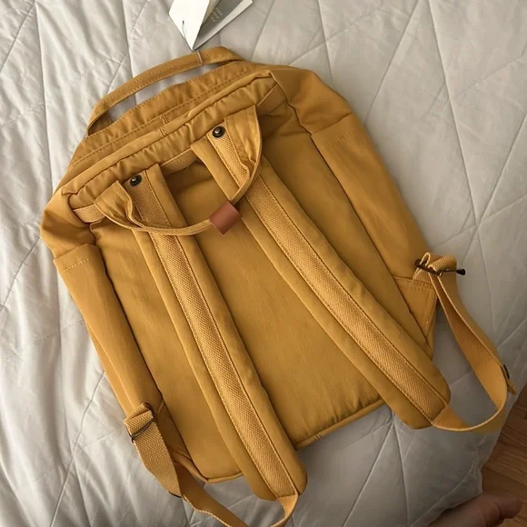 Doughnut Macaroon Backpack in yellow x rose NEW with Tags - Picture 5 of 16